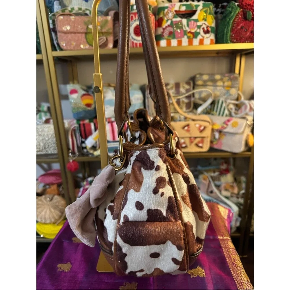 Juicy-couture Women's Brown and White Bag